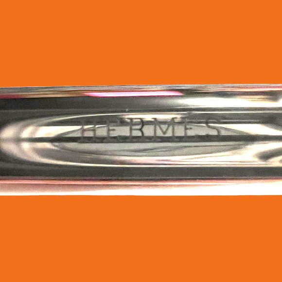 Hermes Sterling Silver Purse or Agenda Pencil 3 1/2" Chain 10 1/2" Lobster Lock - Picture 2 of 10